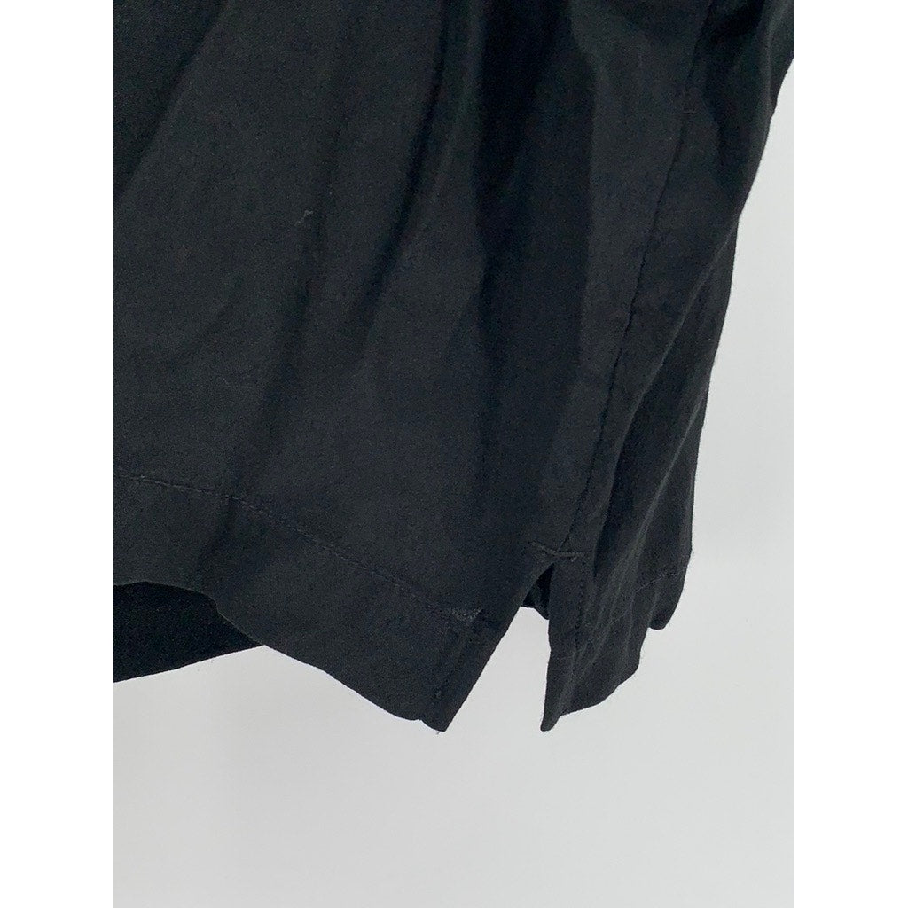 BANANA REPUBLIC Men's Black Short Sleeve Button-Up Cuban Shirt SZ XL