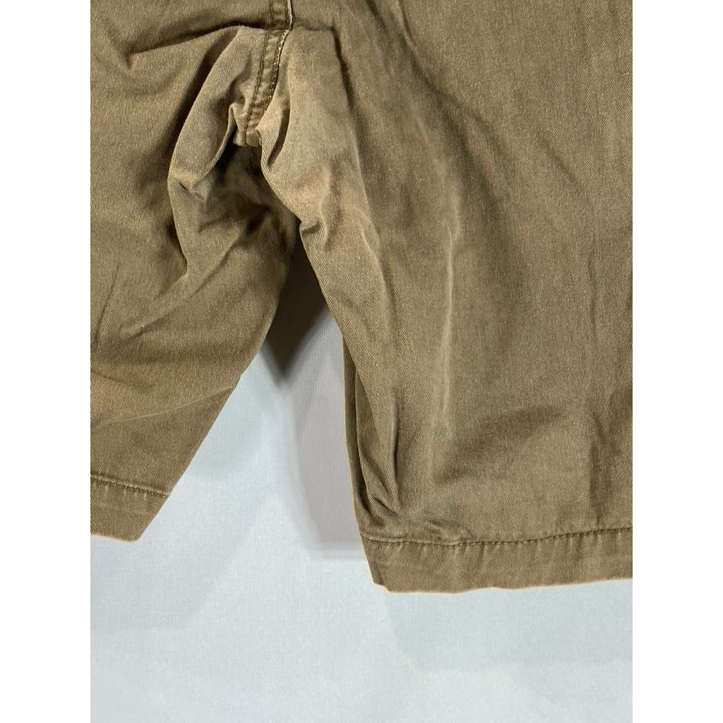 STANDARD CLOTH Men's Tan Skinny Four-Pocket Chino Shorts SZ 32