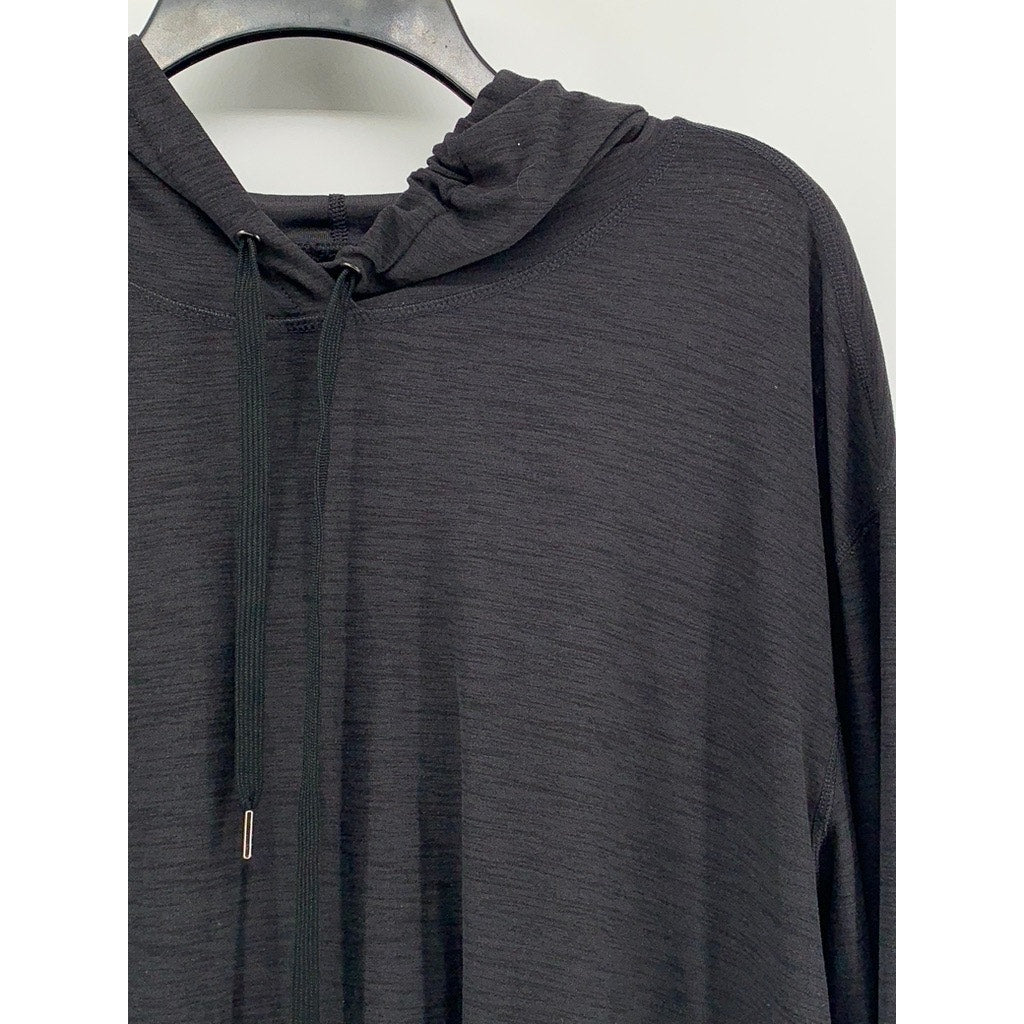 OLD NAVY Women's Black Active Long Sleeve Hooded Sweatshirt SZ XL