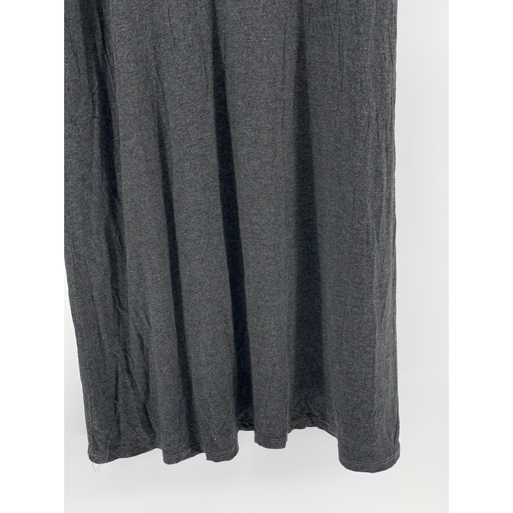 DOUBLE TAKE Women's Charcoal Gray Maxi Skirt SZ L