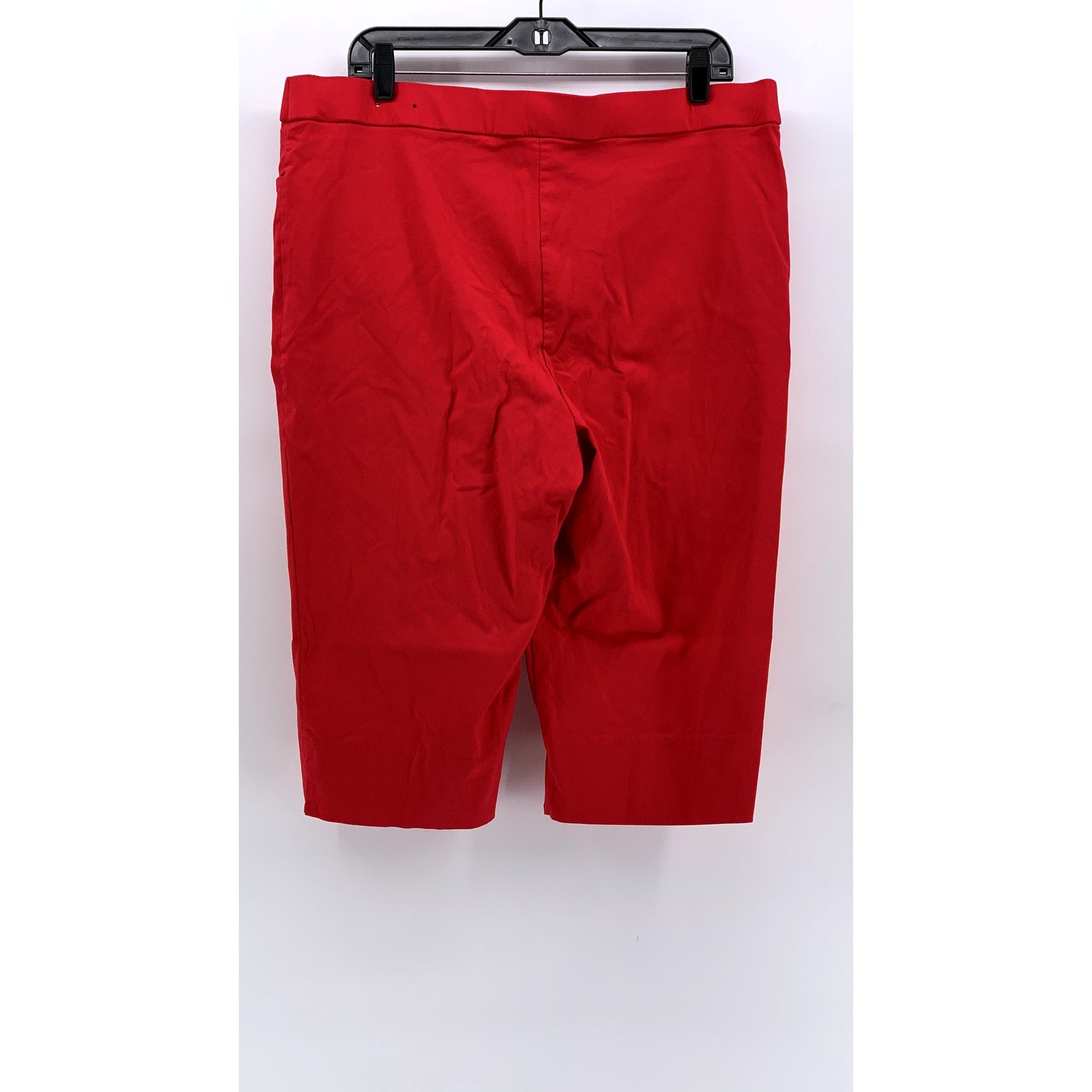 ALFRED DUNNER Women's Petite Red Bermuda Shorts SZ 18P