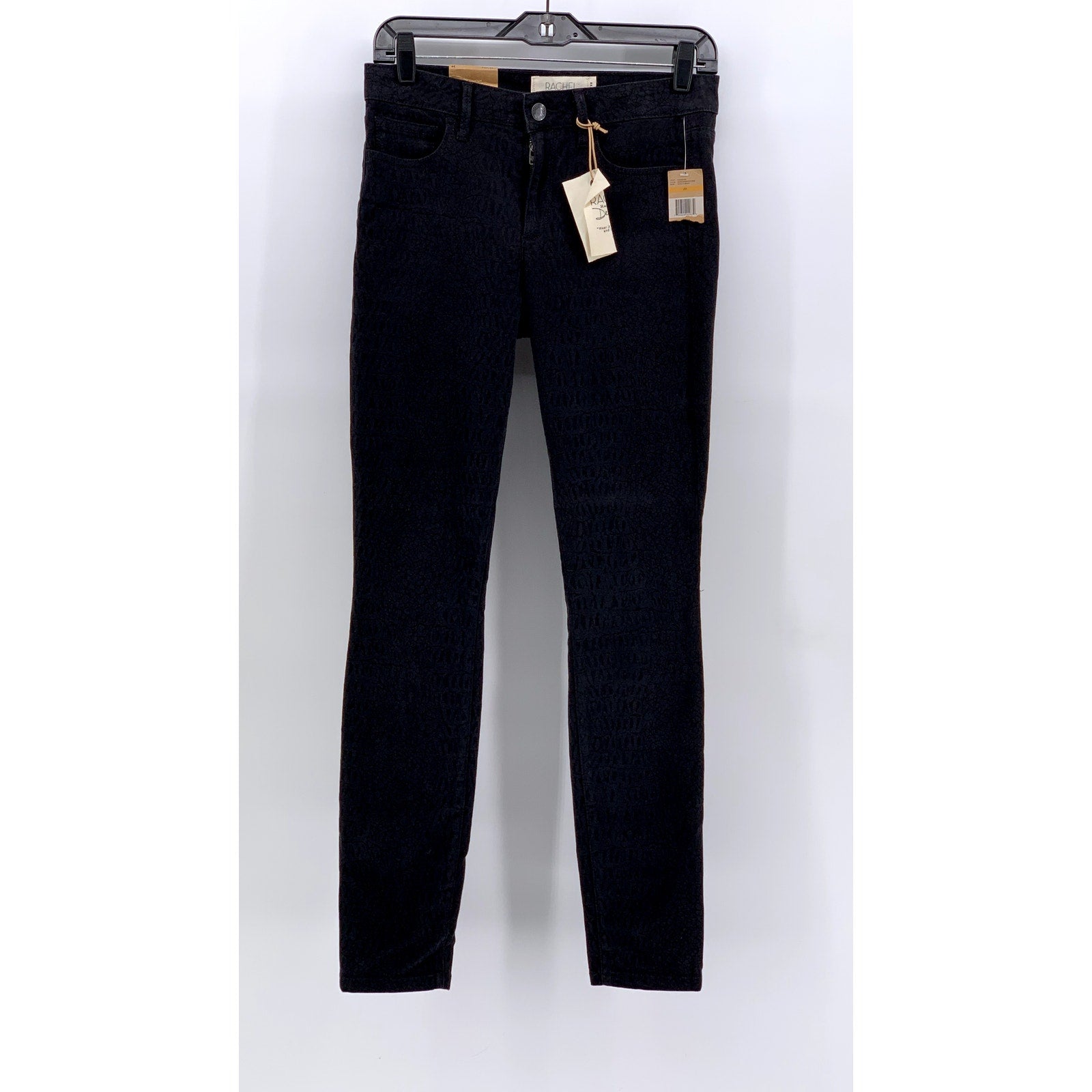 RACHEL RACHEL ROY Women's Black Novelty Skinny Jeans SZ 29