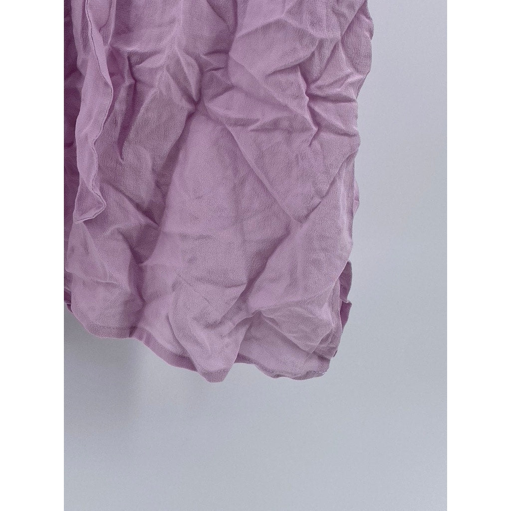 MADEWELL Women's Lilac Back-Tie Halter Lightweight Sleeveless Top SZ XS