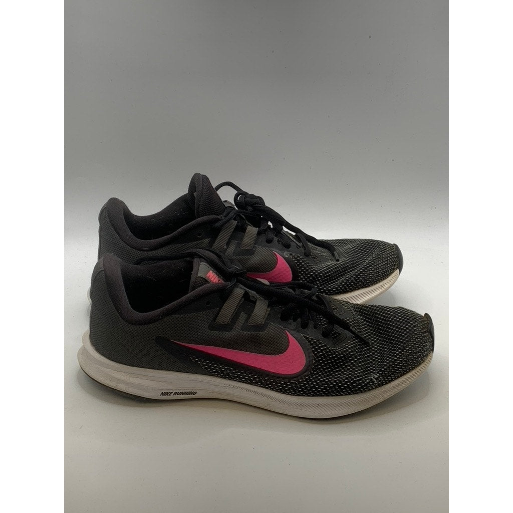 NIKE Women's Black Downshifter 9 Mesh Sneakers SZ 6.5