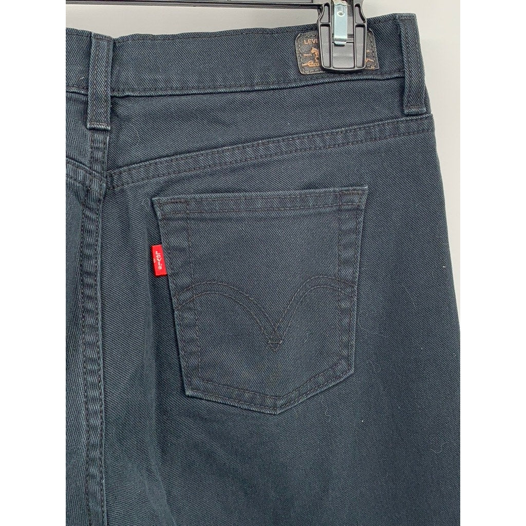 LEVI STRAUSS & CO Women's Vintage Black 515 Denim Bootcut Jeans SZ 6