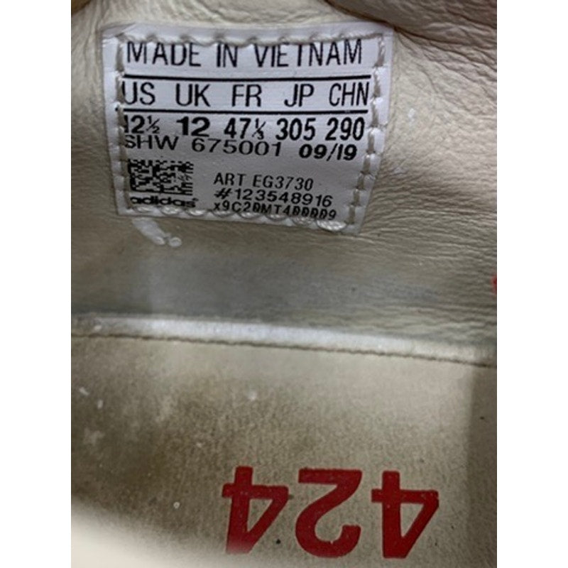 ADIDAS Men's Off-White 424 Leather Sneaker SZ 12.5