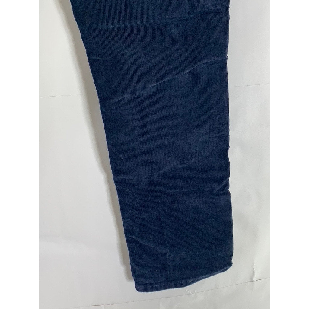 GAP Women's Navy Uniform Vintage Slim High-Rise Corduroy Pant SZ 29