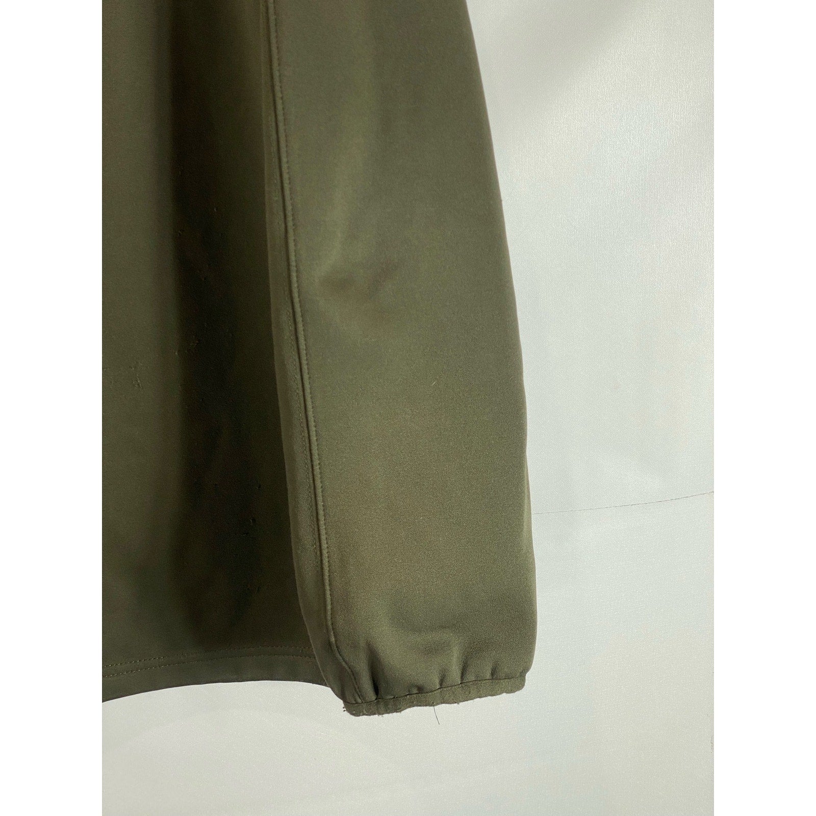 THE NORTH FACE Men's Olive Green Apex Bionic Soft Shell Zip-Up Jacket SZ 2XL