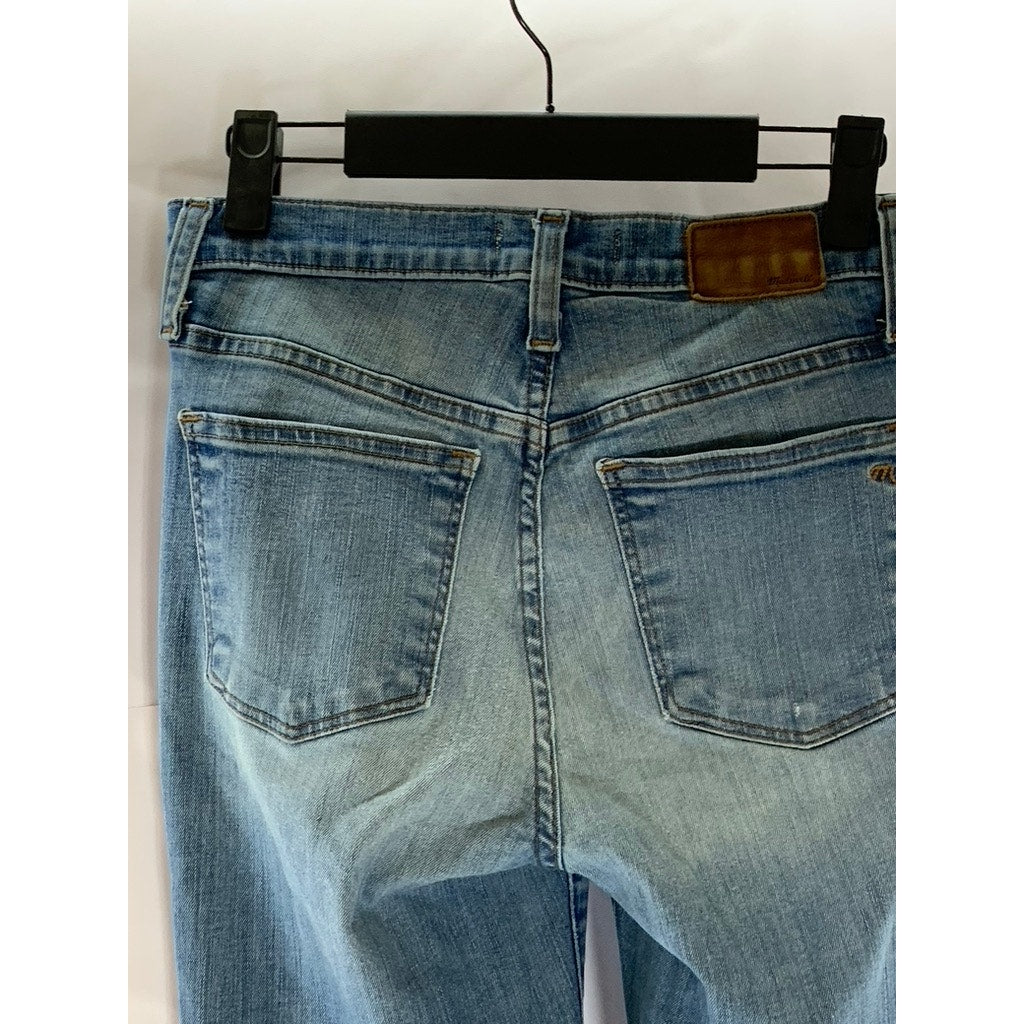 MADEWELL Women's Blue Denim High Riser 9" Skinny Skinny Five-Pocket Jean SZ 26