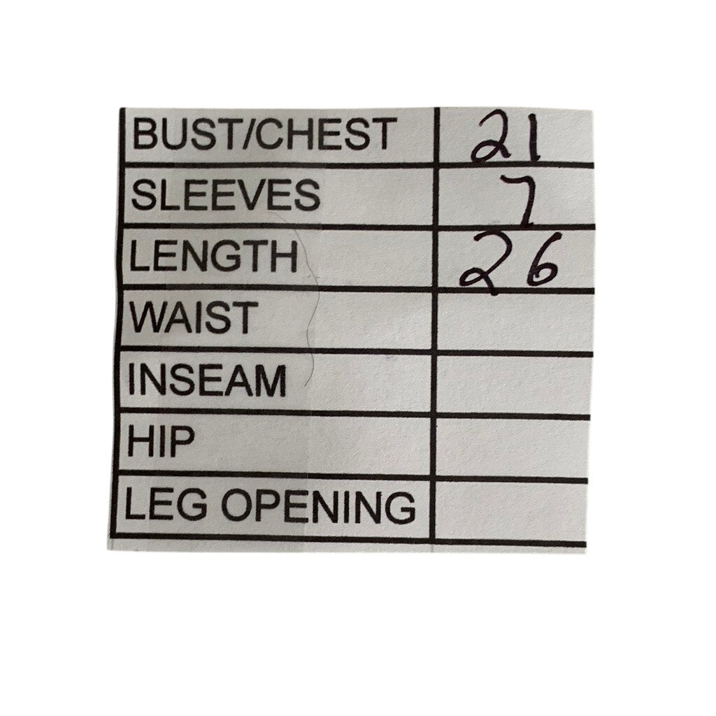 ALL IN FAVOR Women's Black Sheer Button-Up Short Sleeve Top SZ XS