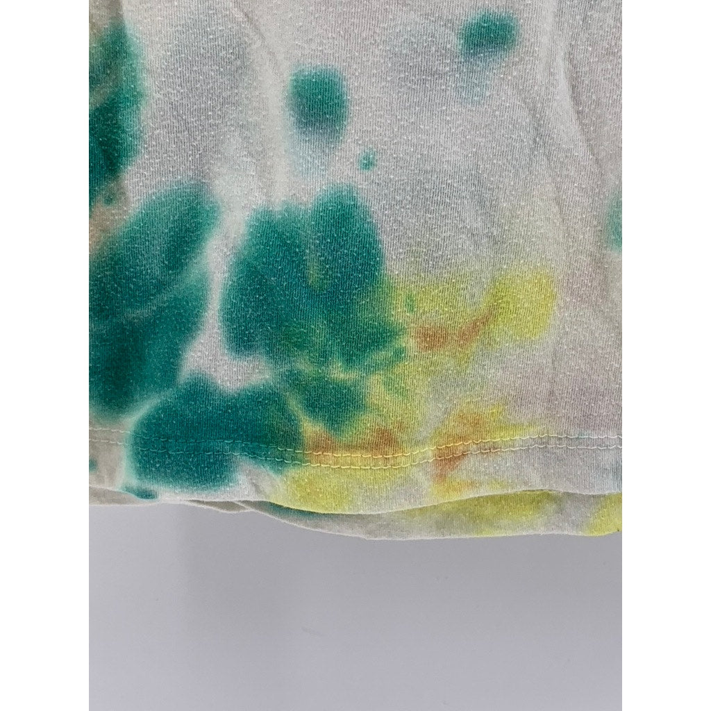 KEITH HARING Men's Foundation White Tie-Dye Skateboard T-Shirt SZ XS