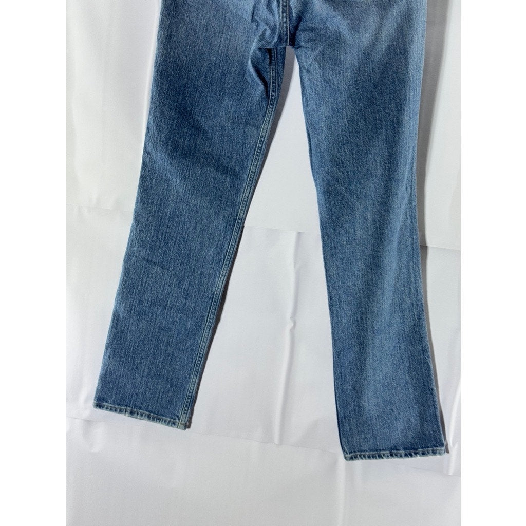 CITIZENS OF HUMANITY Women's Blue Denim Daphne Straight-Leg Jeans SZ 27