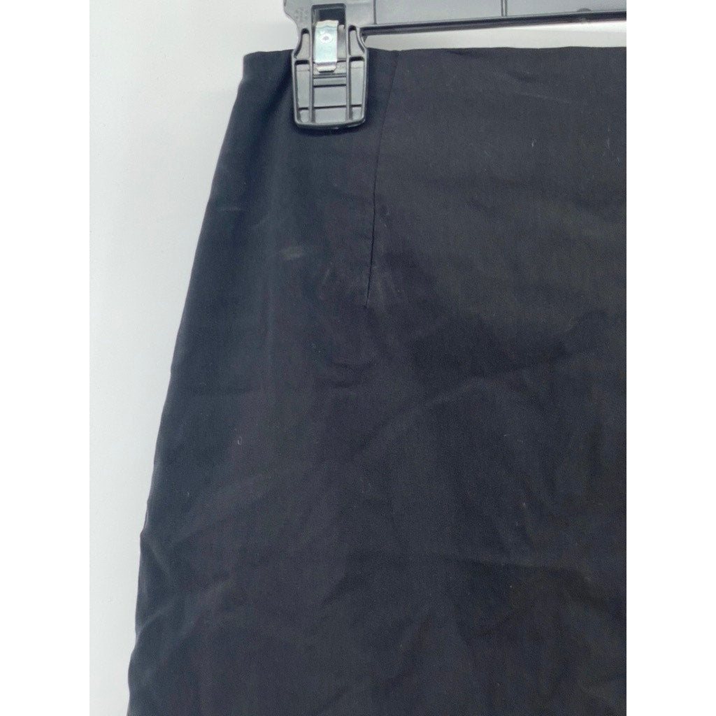 FOREVER 21 Women's Black Solid Straight Mini Skirt SZ S