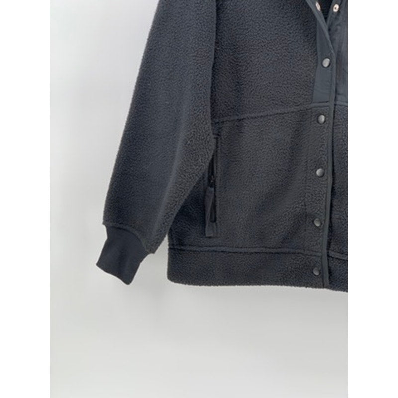 ALDER Women’s Black Go Far Fleece 2.0 Button-Up Jacket SZ XS/S