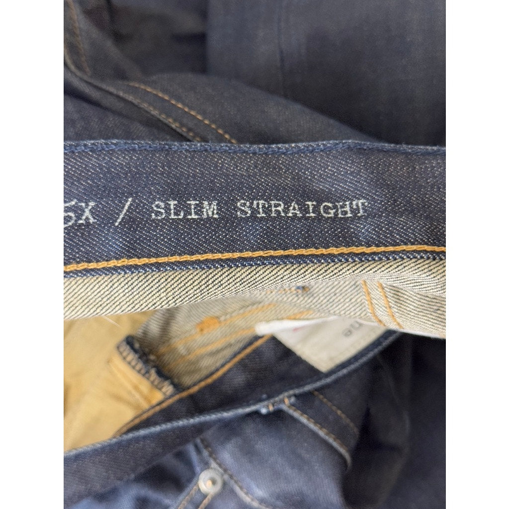RAG & BONE Men's Dark Blue R15X Slim Straight Five-Pocket Denim Jean SZ 29