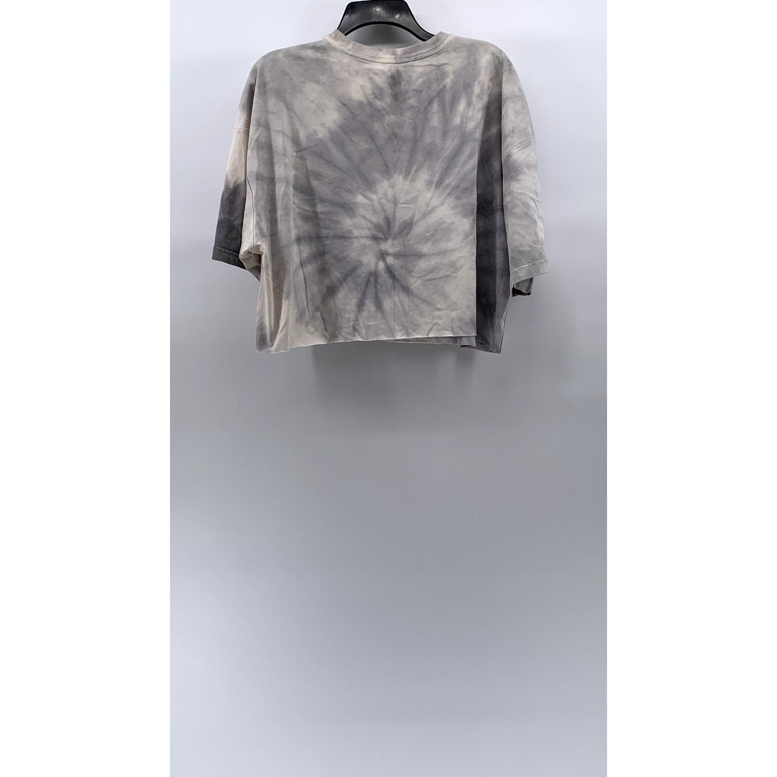 NIKE Women's Gray-White Tie-Dye We Take You Higher Cut-Off SThe Nike Tee SZ L