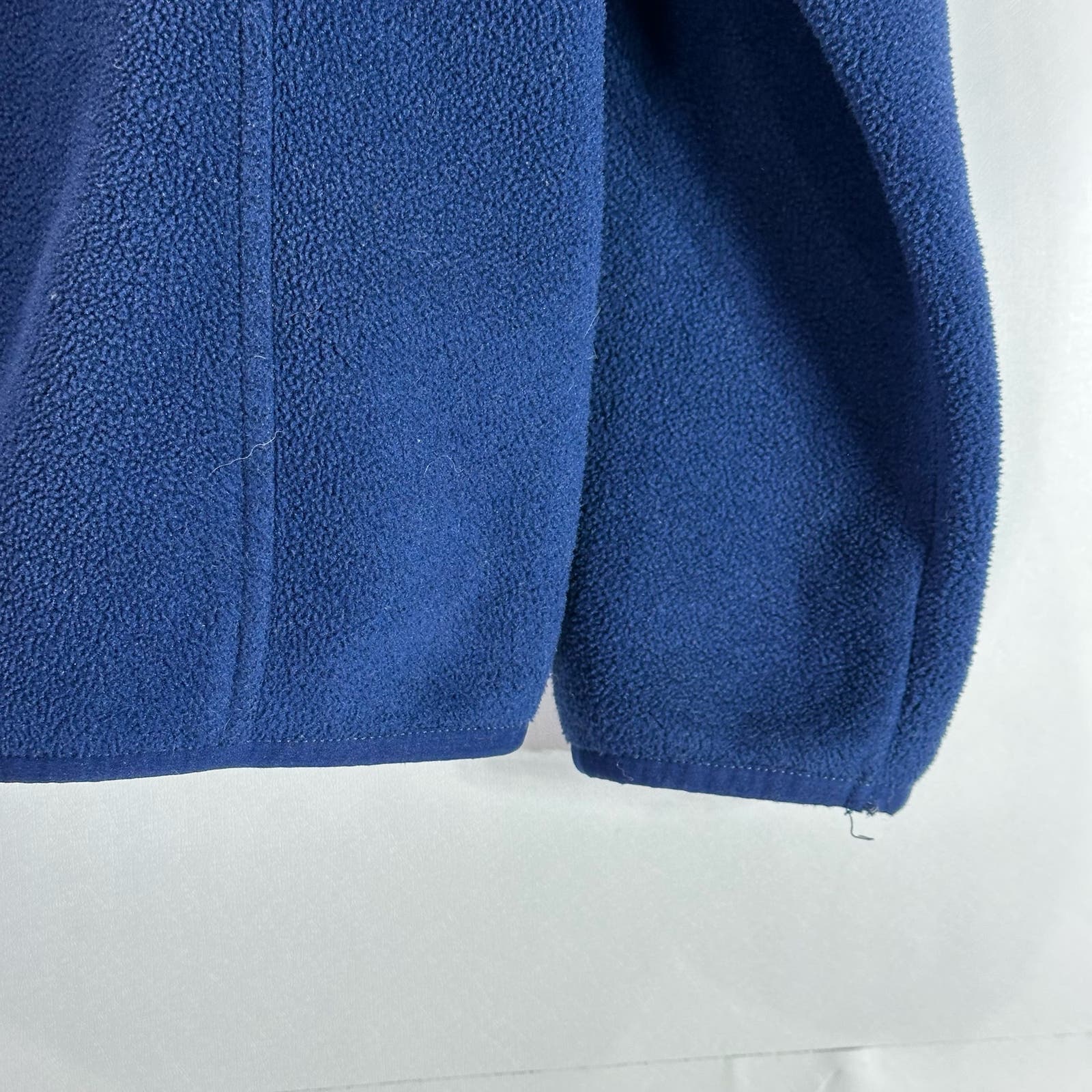 VINEYARD VINES Women's Navy/Aqua Fleece Quarter-Zip Pull-Over Sweatshirt SZ S