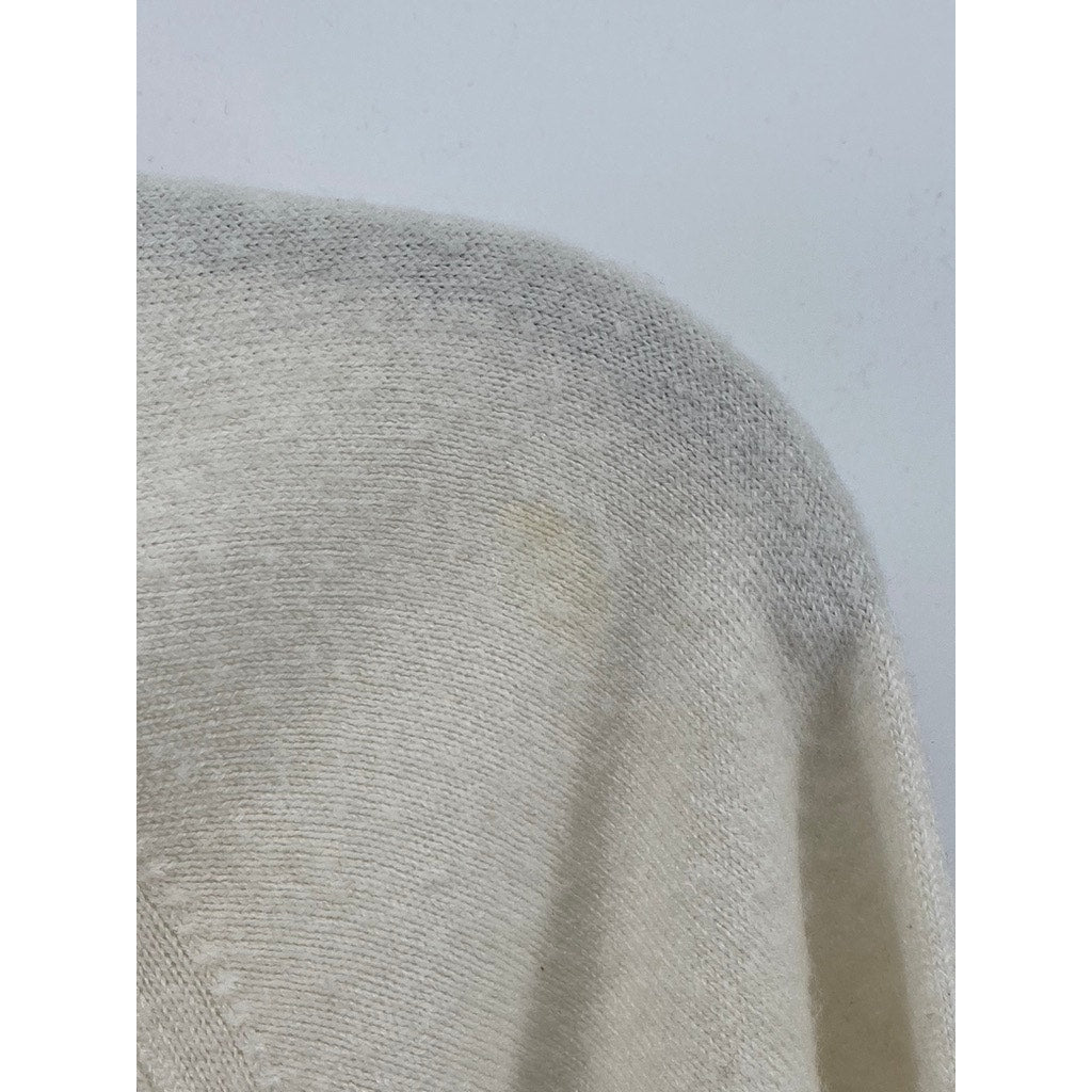 DESIGNERS ORIGINALS Women's Cream Luxelon Turtleneck Long Sleeve Sweater SZ M