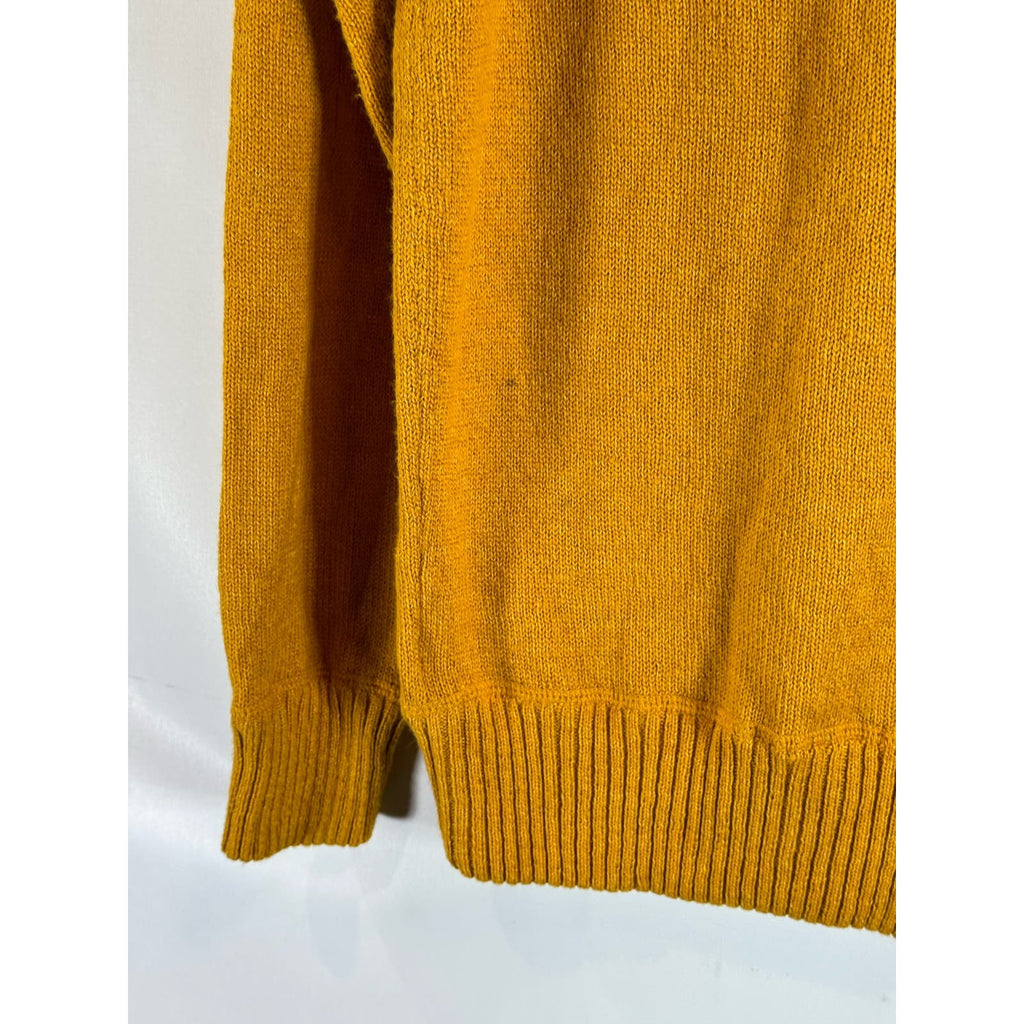 AMERICAN EAGLE OUTFITTERS Men's Dark Yellow Crewneck Pullover Sweater SZ L