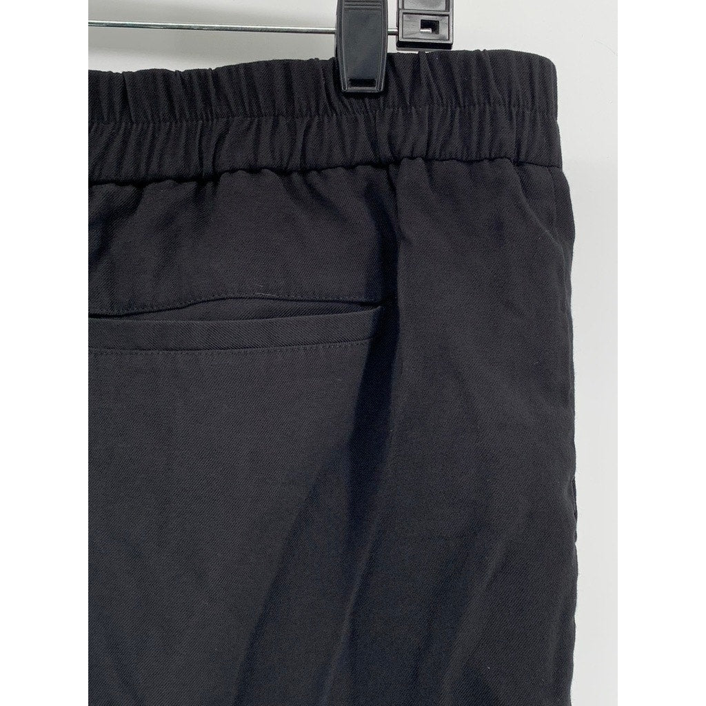 A NEW DAY Women's Black Solid Jogger Style Pants SZ 2XL