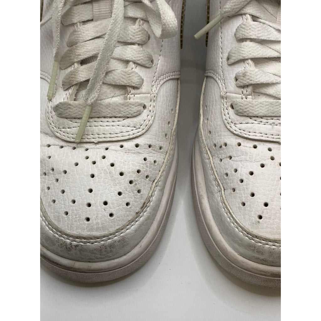 NIKE Women's White-Multi Court Vision Low-Top Sneakers SZ 7