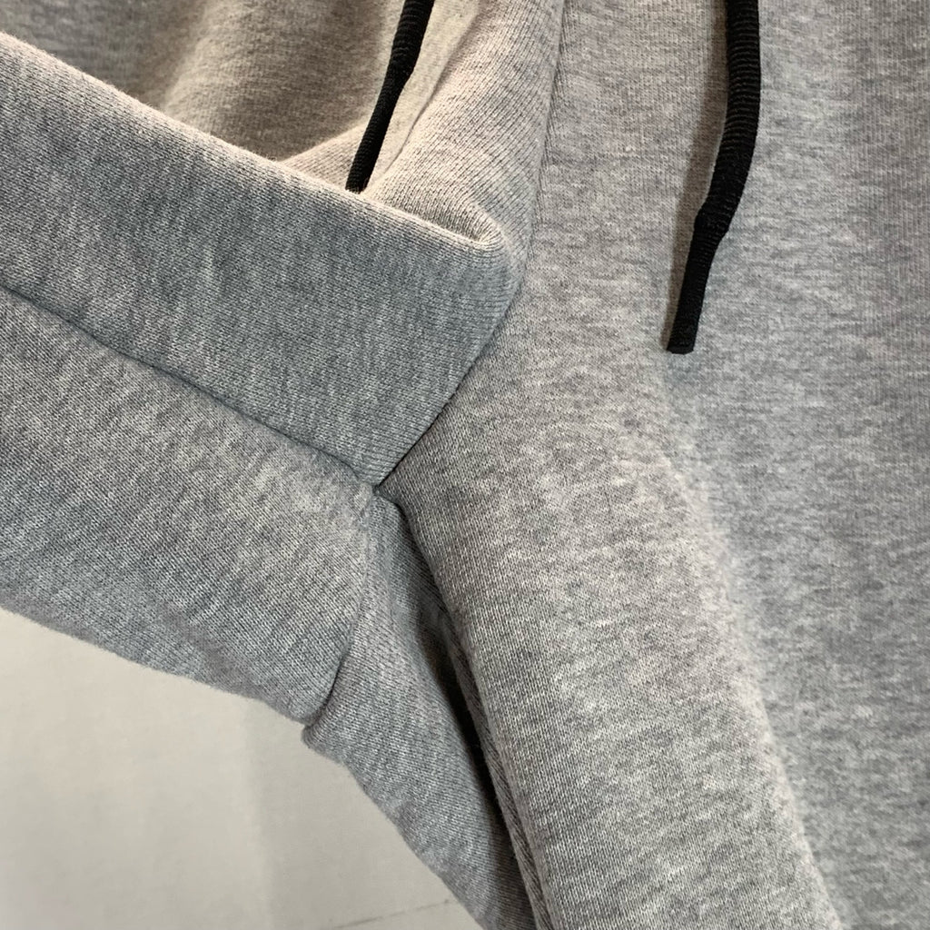 ADIDAS Men's Gray Heather Regular-Fit Future Icons Logo Graphic Sweatpants SZ S