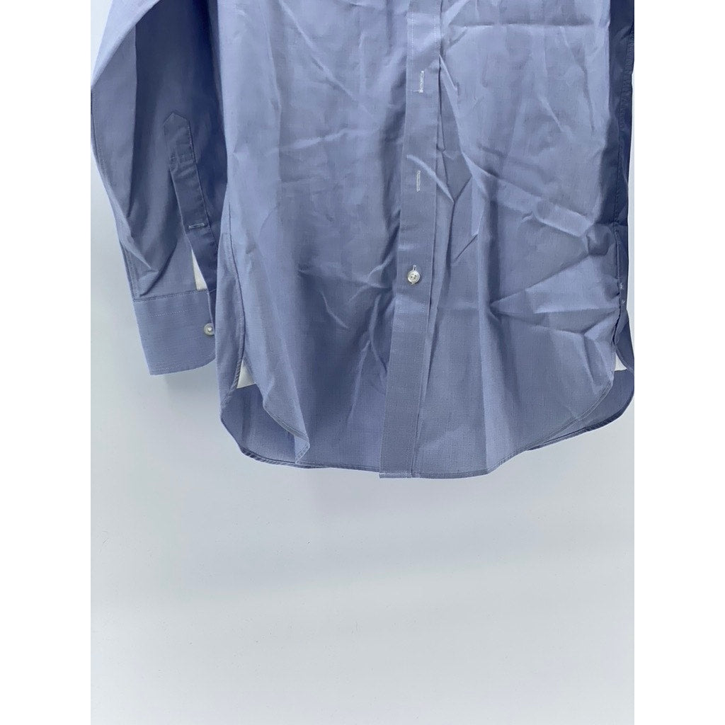 J.CREW Men's Blue Cotton Ludlow Slim-Fit Button-Up Long Sleeve Shirt SZ 15/32