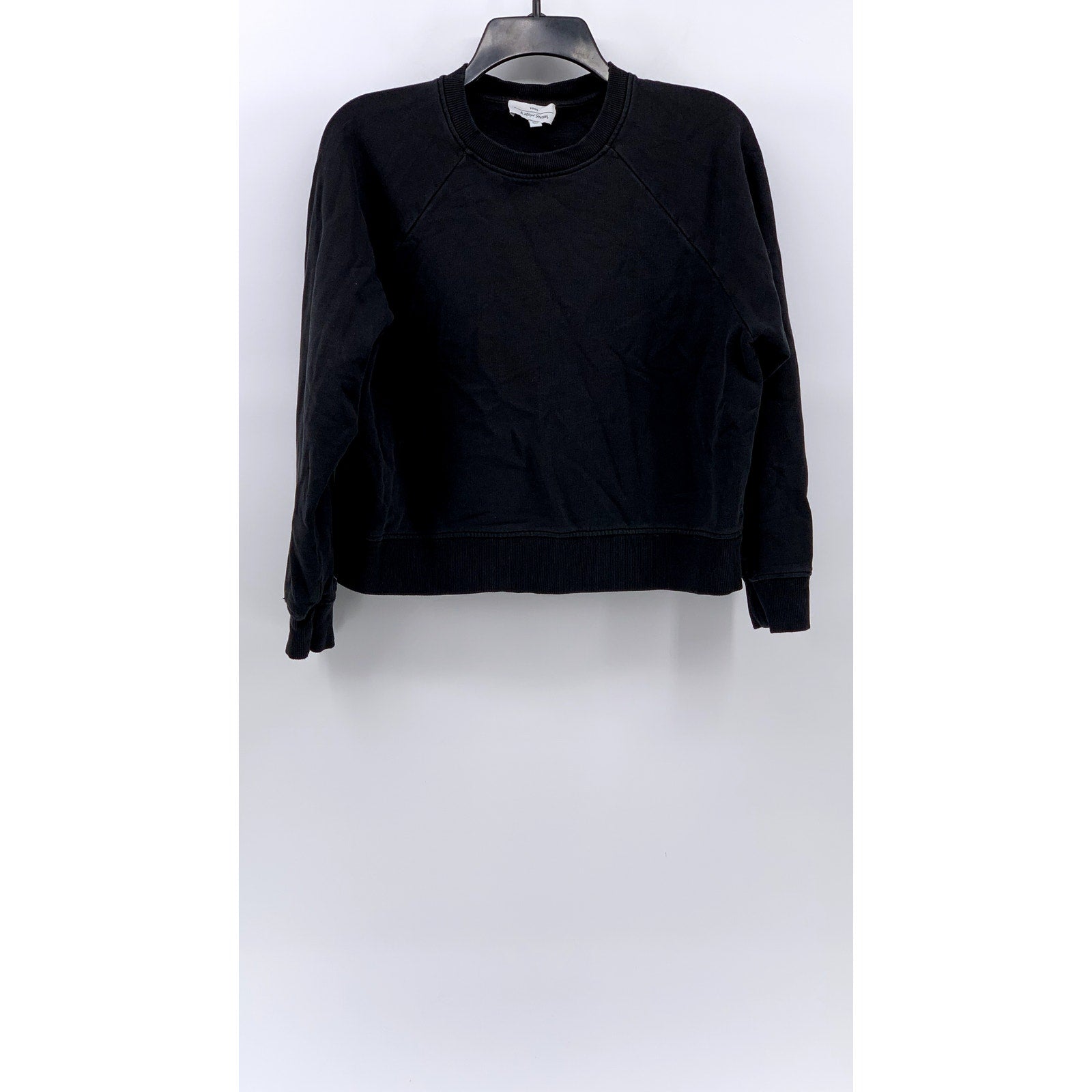 & OTHER STORIES Women's Black Crewneck Sweatshirt SZ S