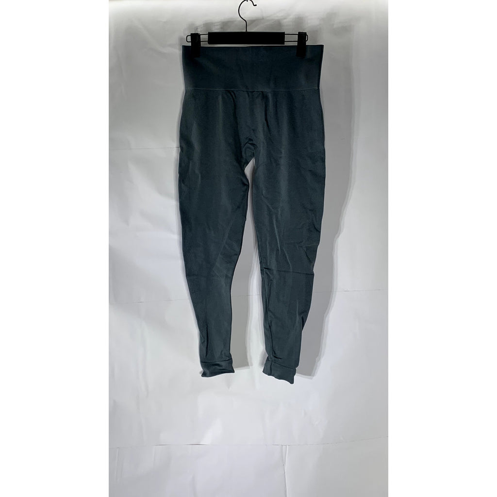 SPORTNEER Women's Dark Gary Seamless Pull-on Stretch Active Leggings SZ L