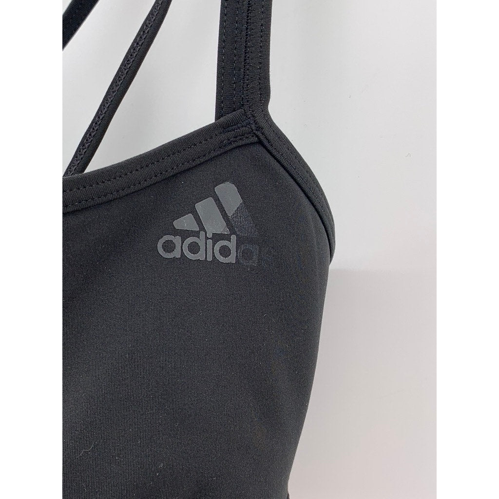 ADIDAS Women's Black Criss-Cross Back Sports Bra SZ XS