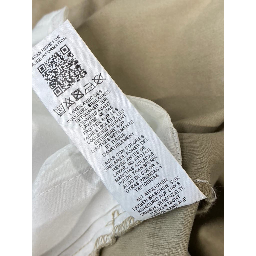 ASOS DESIGN Men's Tan Straight-Leg Pants SZ 34X30