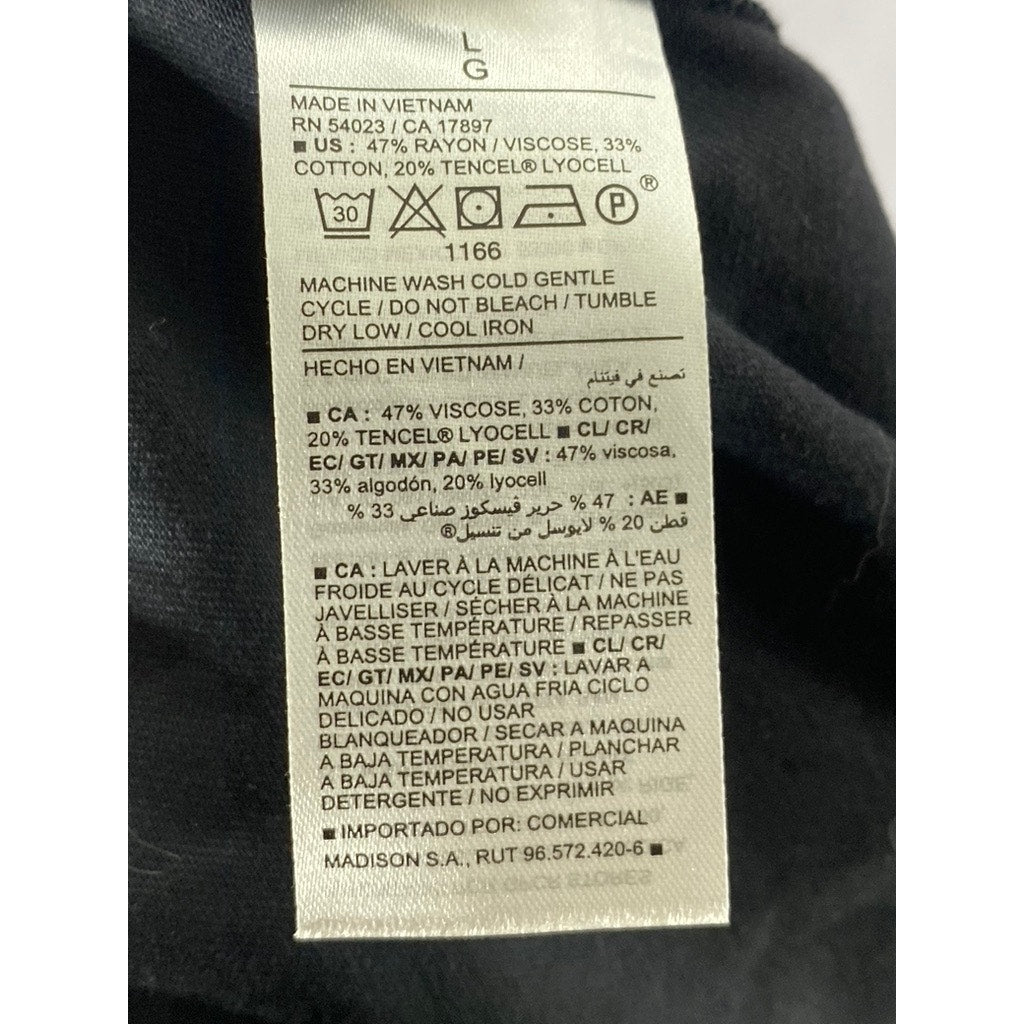 OLD NAVY Women’s Black Jack Solid Extra High-Rise Taylor Trouser Shorts SZ L