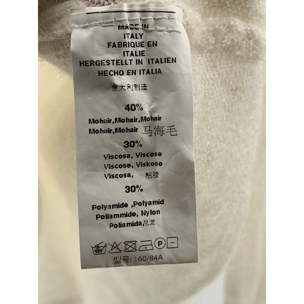 BRANDY MELVILLE Women's Off-White V-Neck Long Sleeve Knit Sweater SZ OS