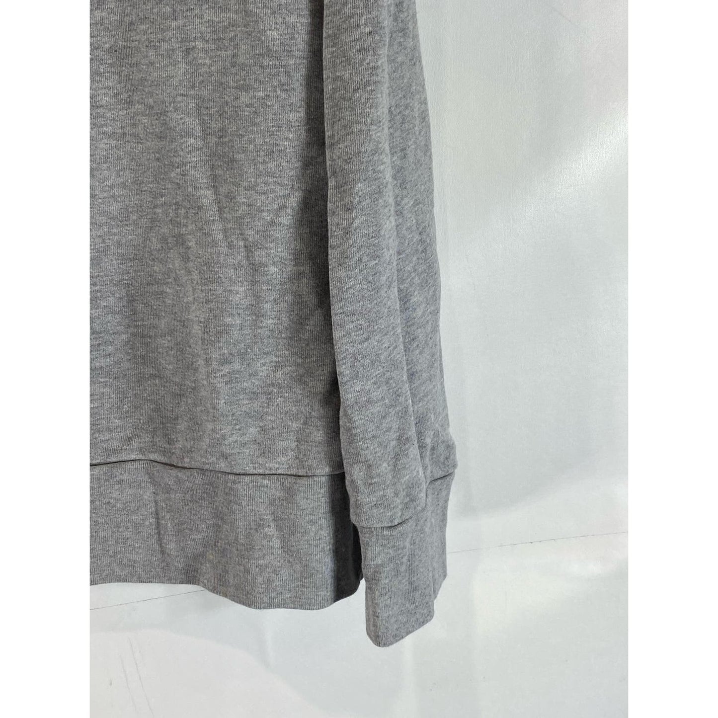 LEVI'S Men's Light Grey Cotton Solid Pullover Drawstring Hoodie SZ L