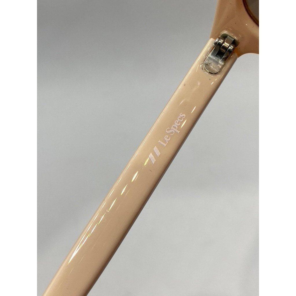 LE SPECS Women's Beige Conga Round Lens Sunglasses OS