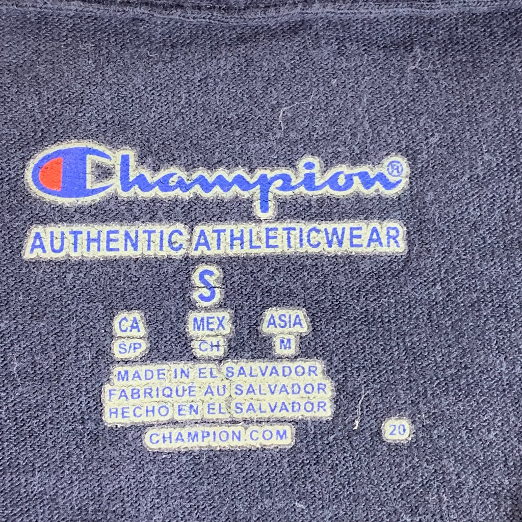 CHAMPION Authentic Men's Navy Crewneck Penn State Logo Short Sleeve T-Shirt SZ S