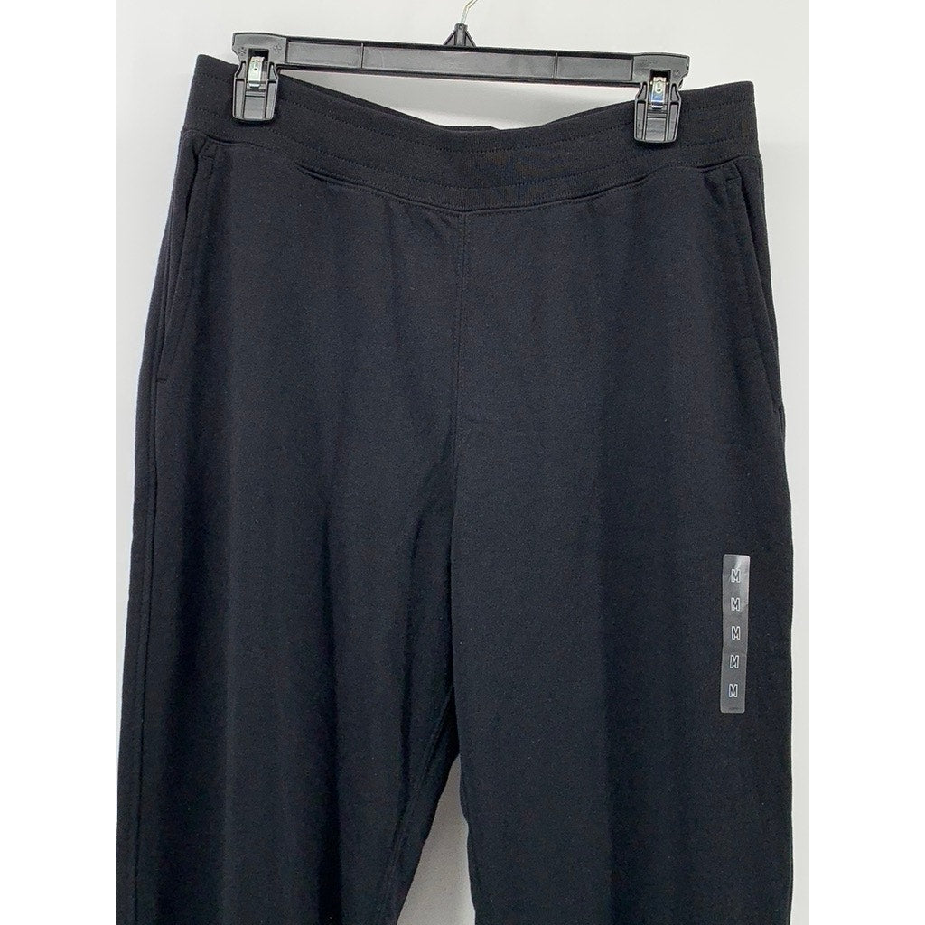 UNQLO Men's Black Solid Relaxed-Fit Pull-On Casual Sweatpants SZ M