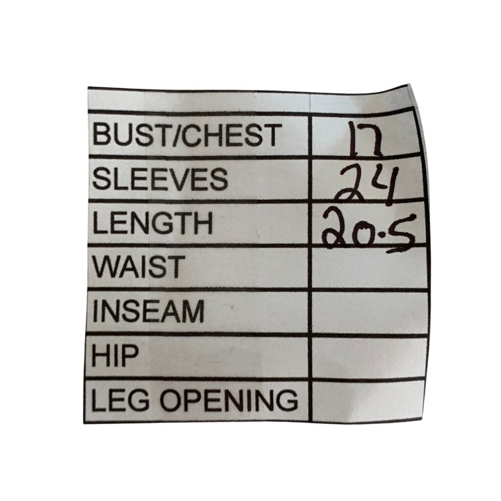 DAZY Women's Brown Crewneck Casual Long Sleeve Top SZ S