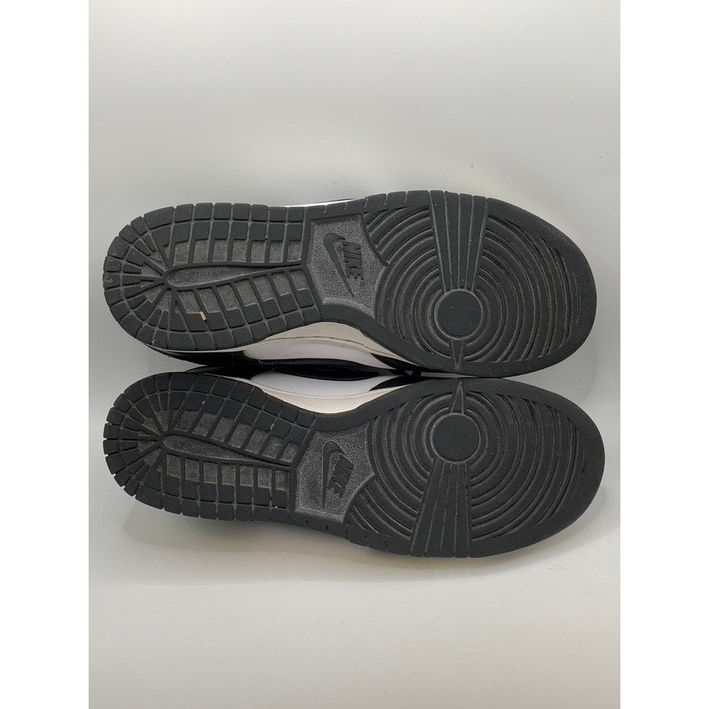 NIKE Men's Black-White Dunk Low-Top Sneakers SZ 9