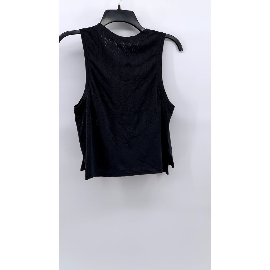 LULULEMON Women's Black Perforated Active Tank Top SZ 2