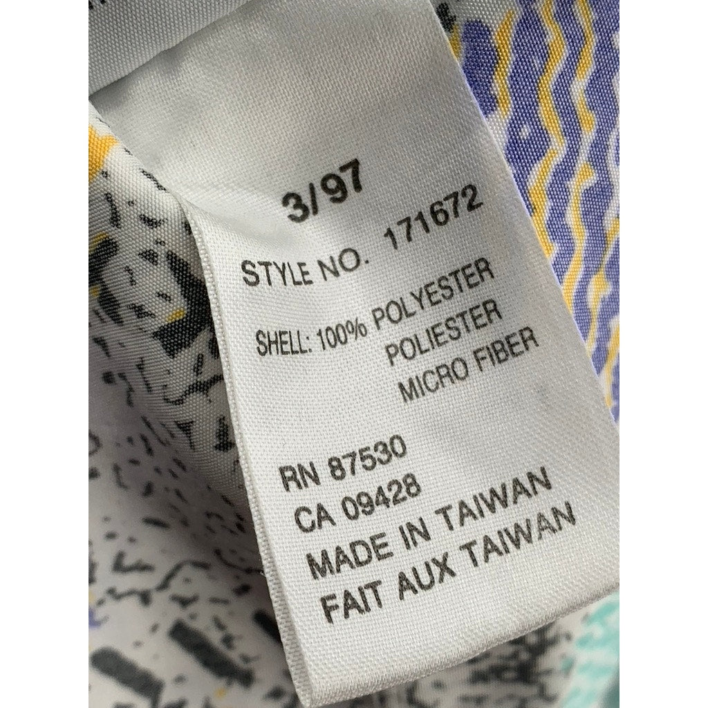 PRINCE SPORTSWEAR Women's Vintage 90's Multi Printed Pleated Tennis Skirt SZ 10