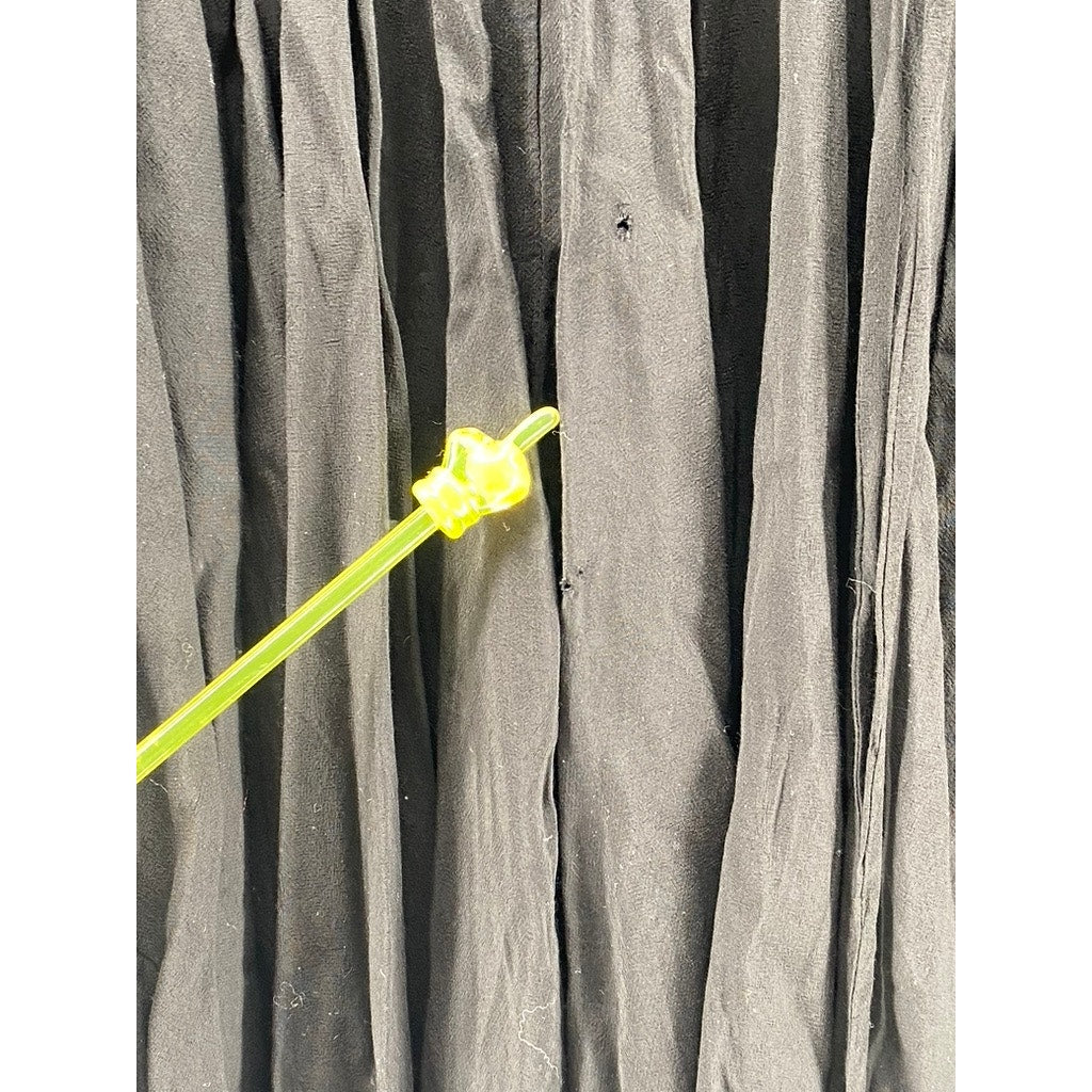 ZADIG  & VOLTAIRE Women's Black Ruffle-Trim Long Sleeve Prairie Knee Dress SZ XS