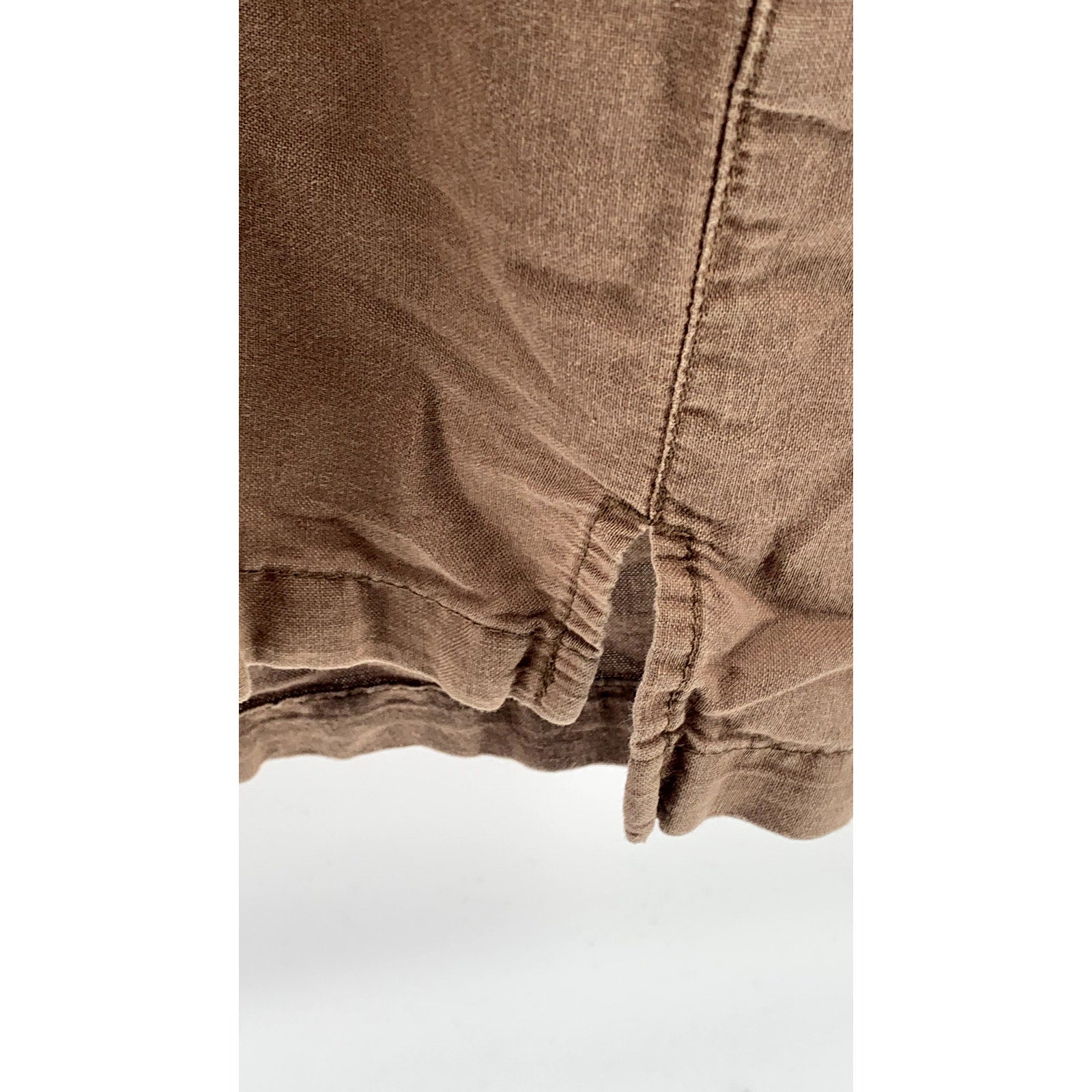 COLUMBIA Men's Brown Regular-Fit Button-Up Short Sleeve Shirt SZ XL