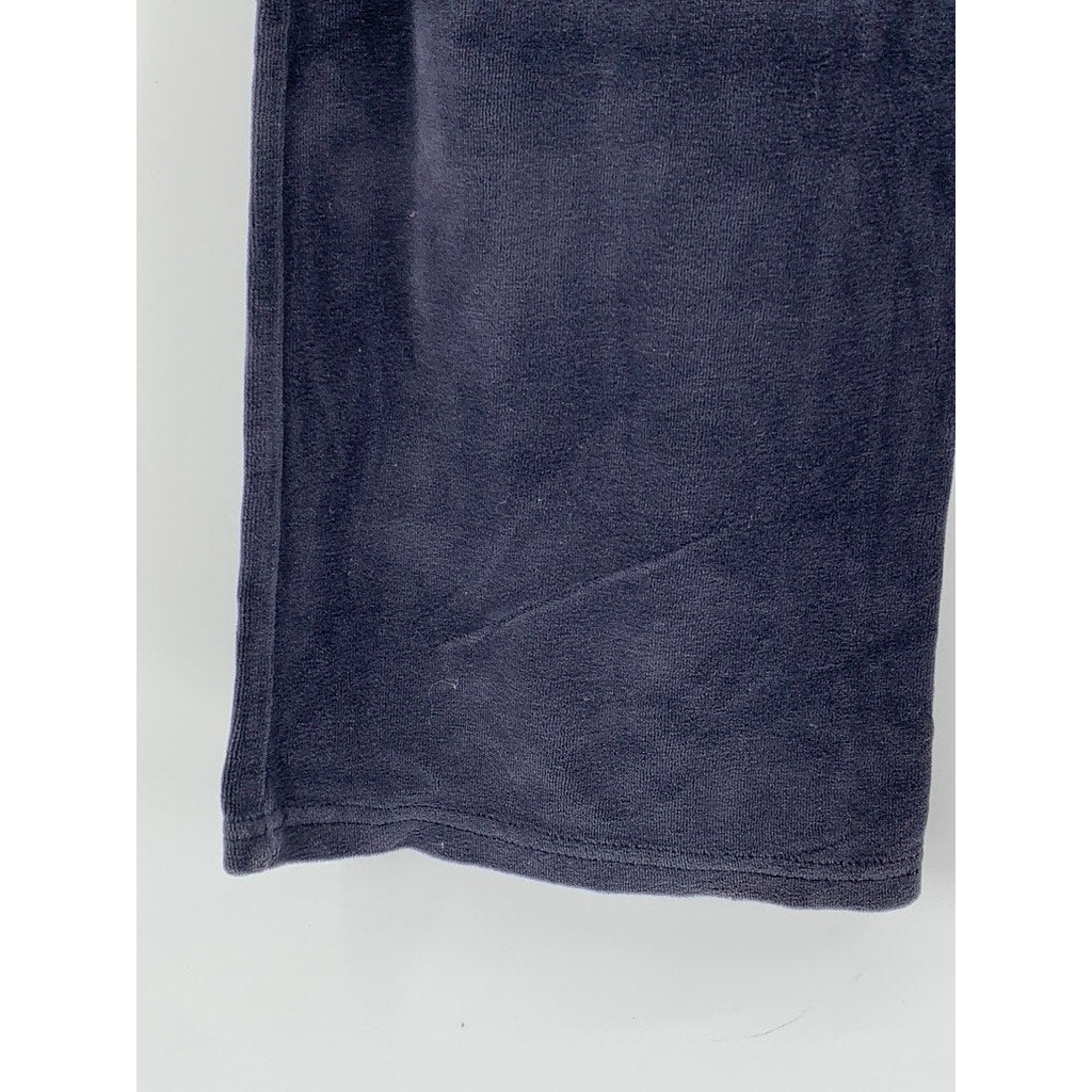 EXPRESS Women's Navy Velour Wide-Leg Sweatpants SZ XS
