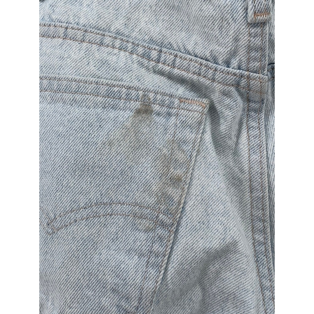 LEVI'S Men's Light Wash Vintage 90'S Straight Leg Regular Fit Jeans SZ 34X30