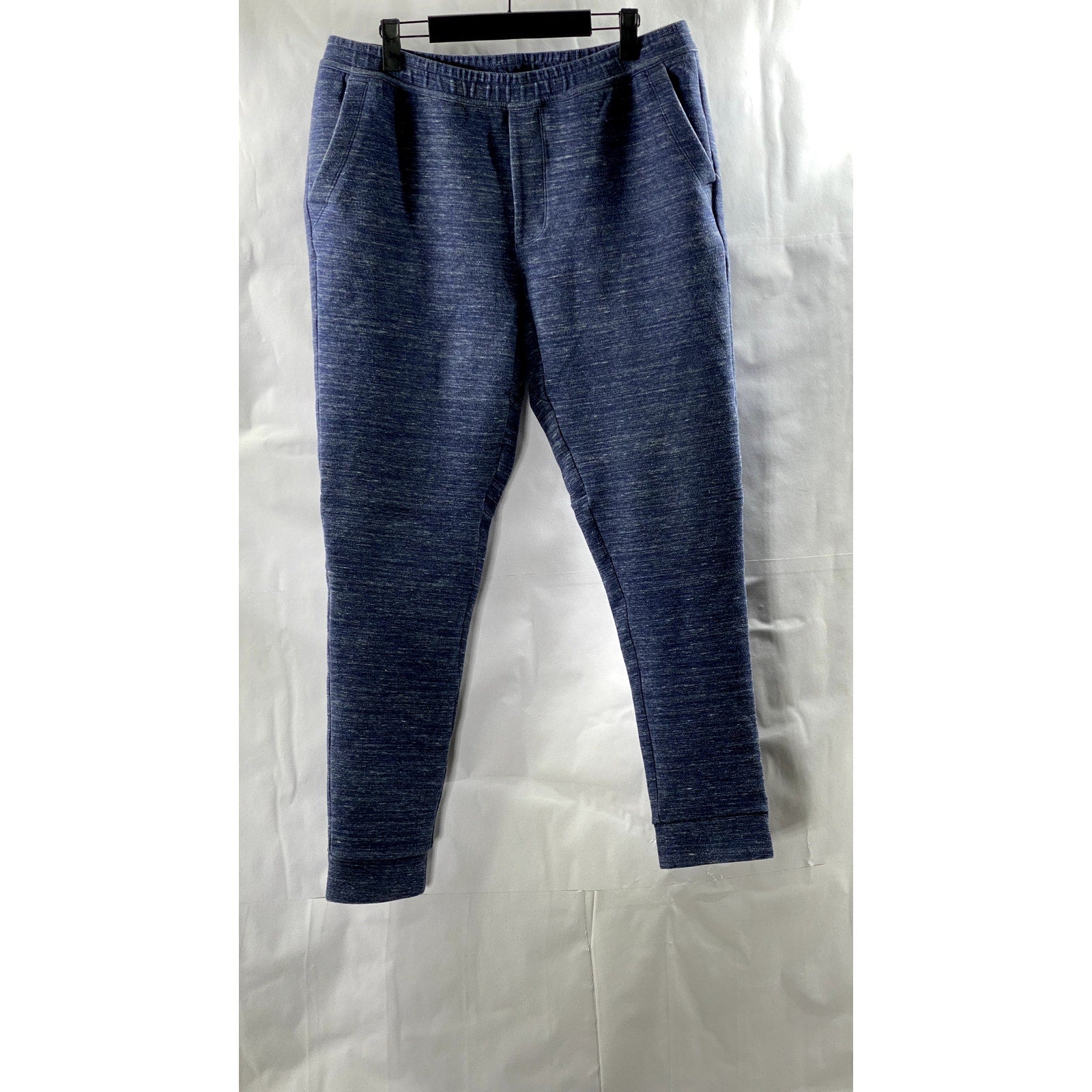 VINEYARD VINES Men's Navy Blue Heathered On-Th-Go Jogger Pant SZ M
