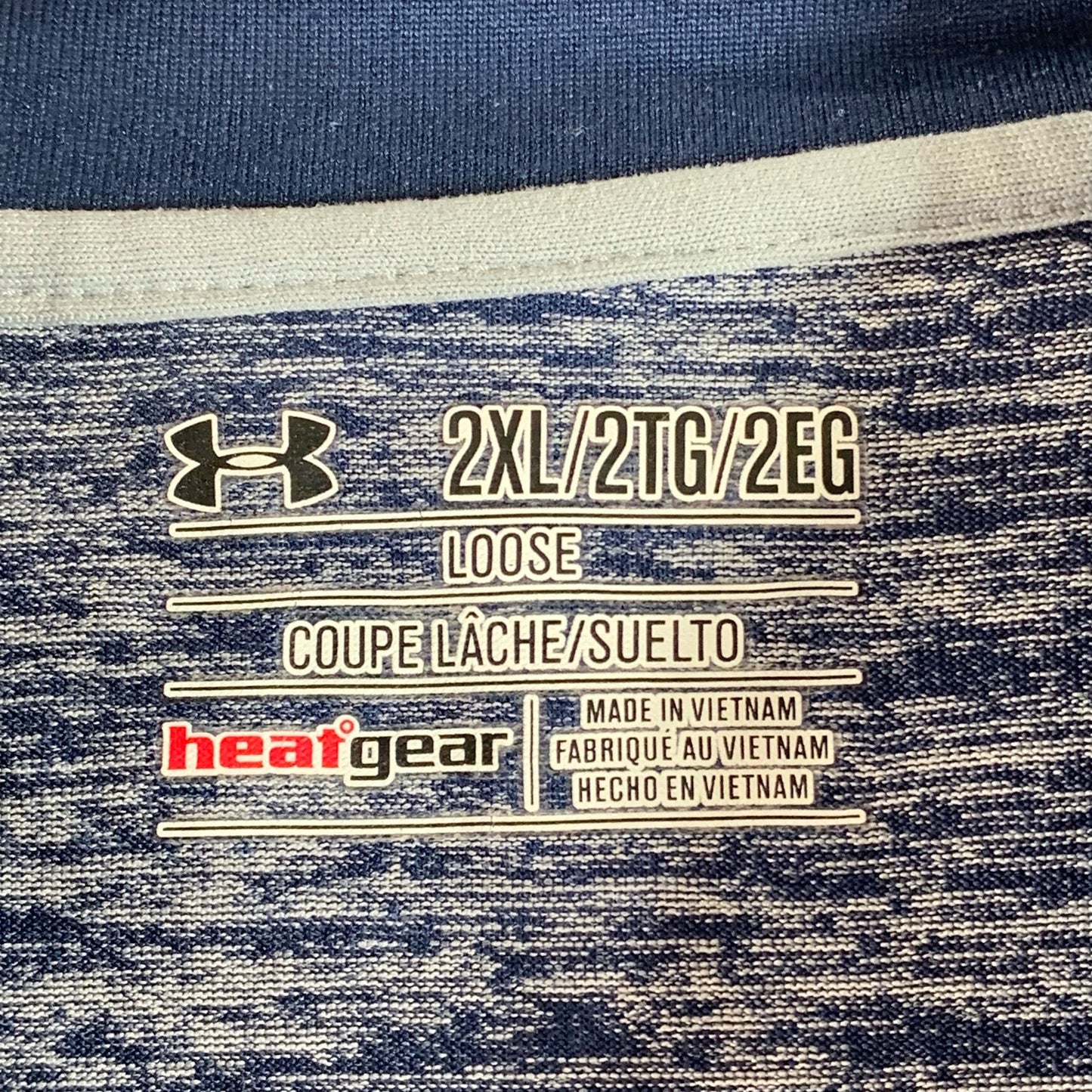 UNDER ARMOUR Men's Blue UA Tech Loose-Fit Half-Zip Lightweight Sweater SZ 2XL