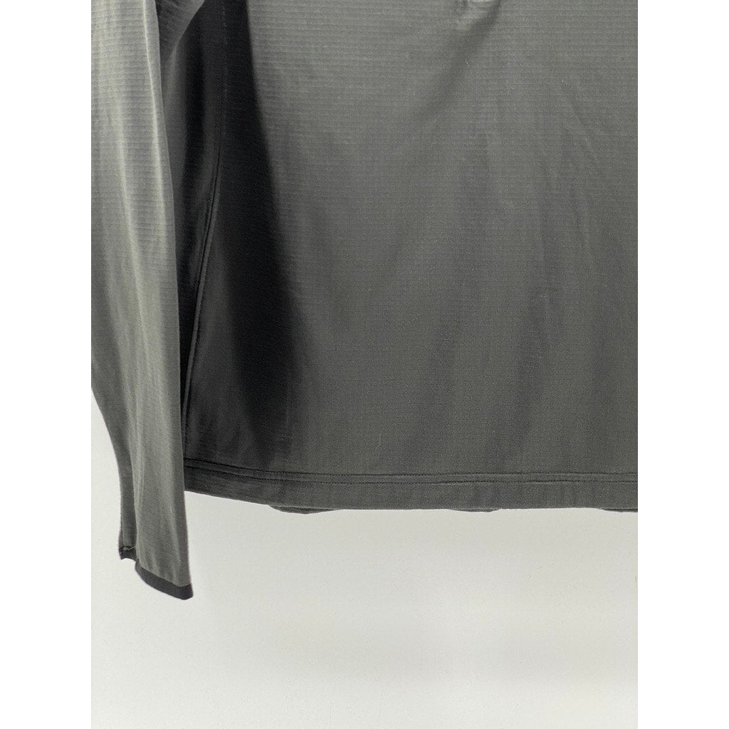 THE NORTH FACE Men’s Charcoal Gray Half-Zip Textured Pullover Sweater SZ L