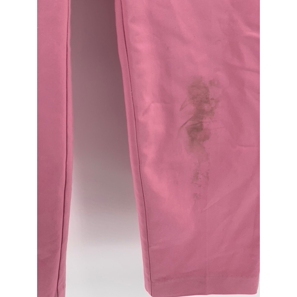 H&M Women's Bubblegum Pink Solid Skinny Leg Mid-Rise Pant SZ 6