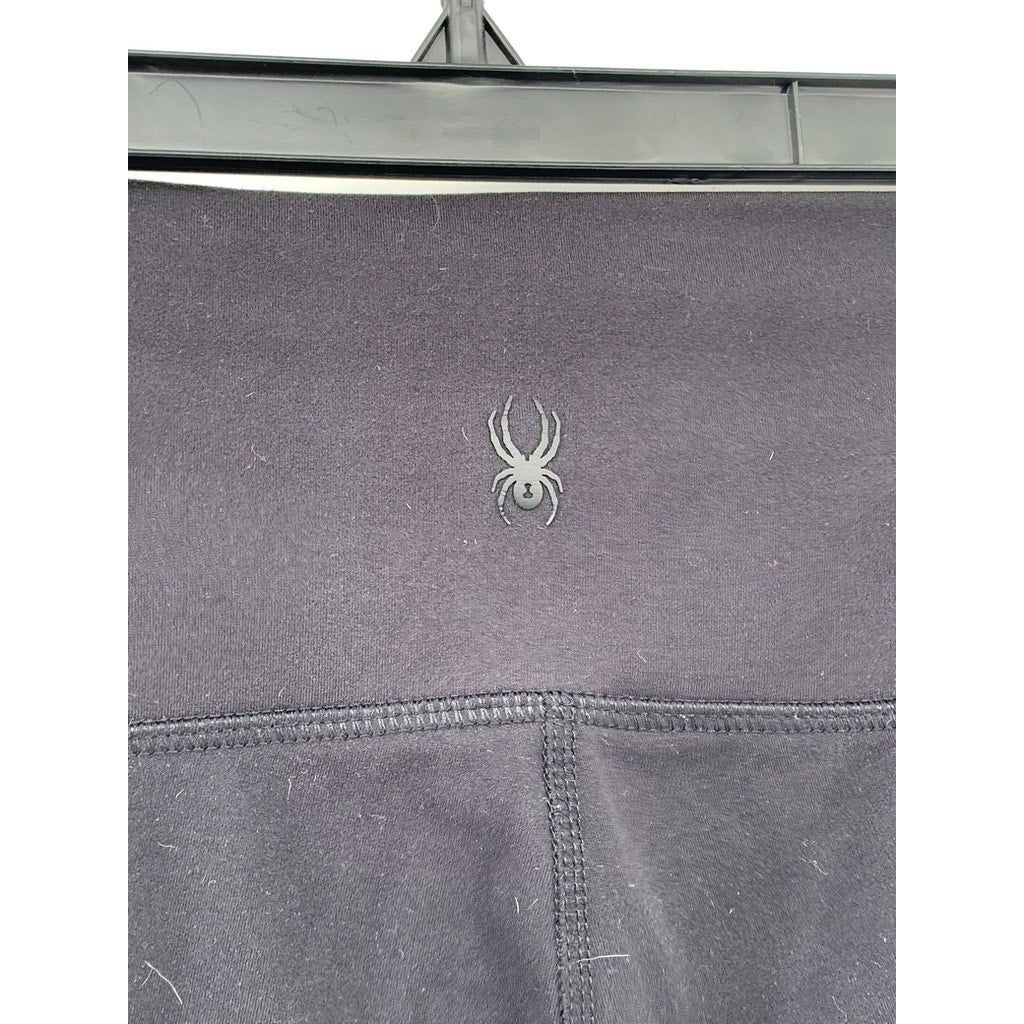 SPYDER Women's Black Solid Pull-On High-Rise Active Leggings SZ S